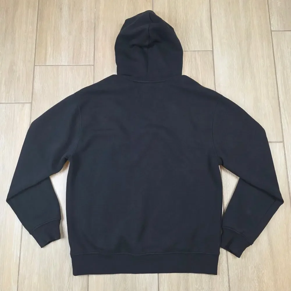 Jordan Brooklyn Essentials Fleece Hoodie Mens M Black Jumpman Pullover